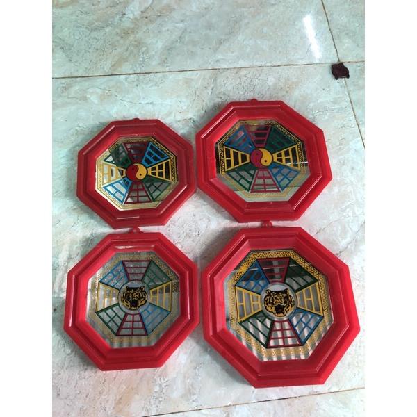 Gương bát quái nhựa âm dương và bát quái con cọp bát quái phong thuỷ