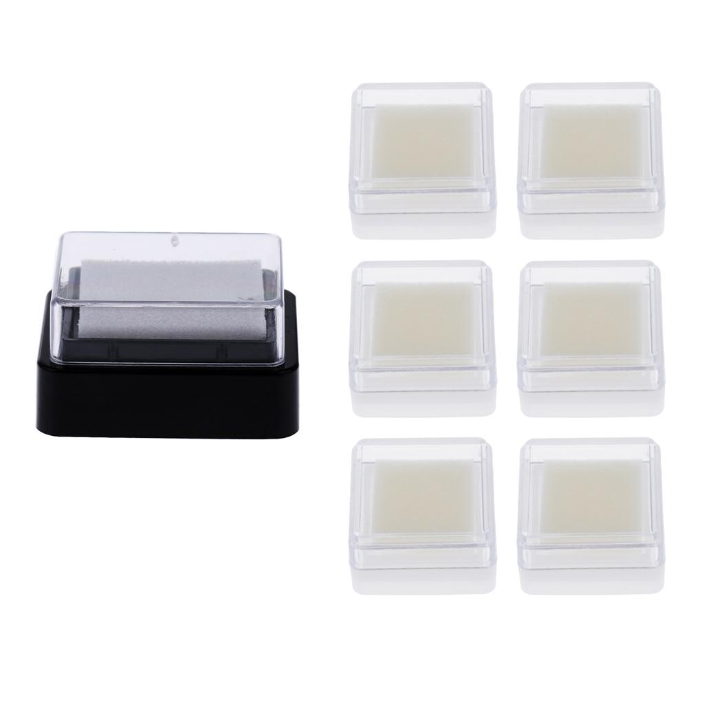 16Pcs Import Blank Ink Pad For Rubber Stamps Craft Scrapbook Paper Wood