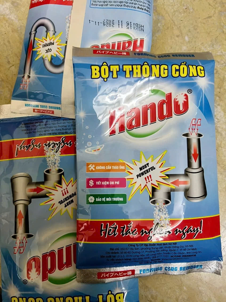 Bột thông cống cực mạnh 100g Nội Địa