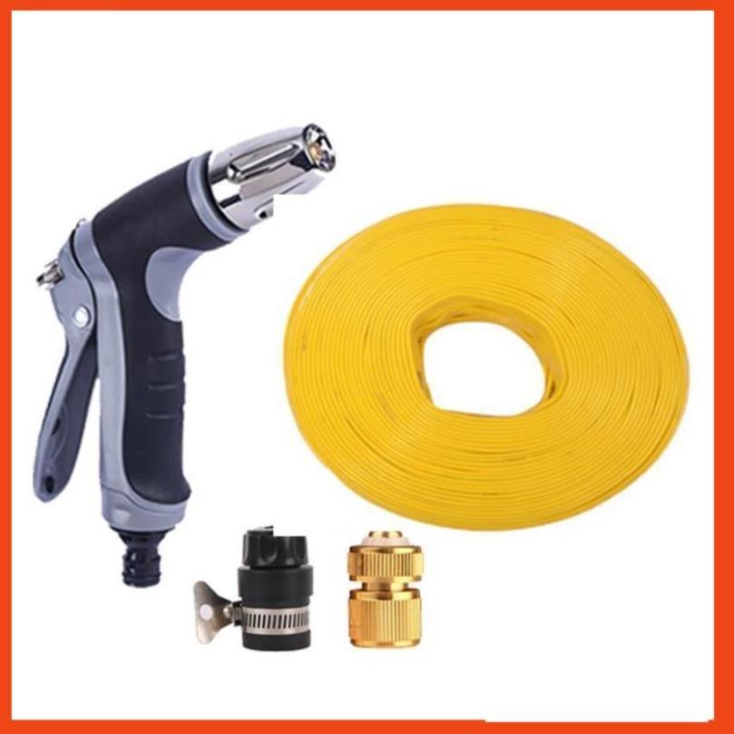 Bộ dây và vòi xịt tăng áp rửa xe tưới cây 15M  206817