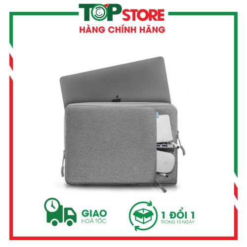 TÚI CHỐNG SỐC TOMTOC 360° PROTECTIVE MACBOOK AIR/RETINA13″ GRAY A13-C02G