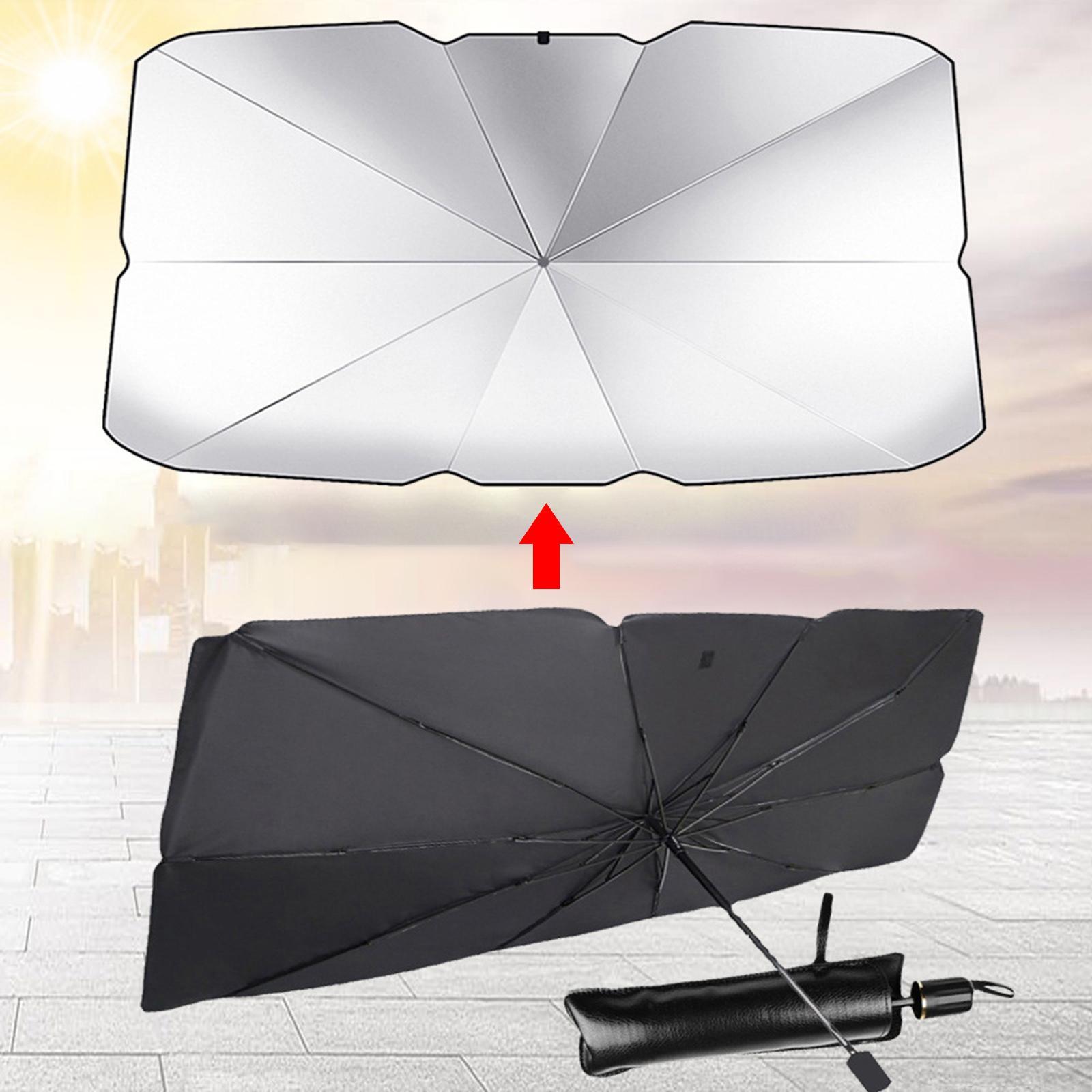 Sun Shade Umbrella, Automotive Windshield Sunshade, Protect Interior Stable Durable  Block Heat Insulation Sunshade Sun Visor for