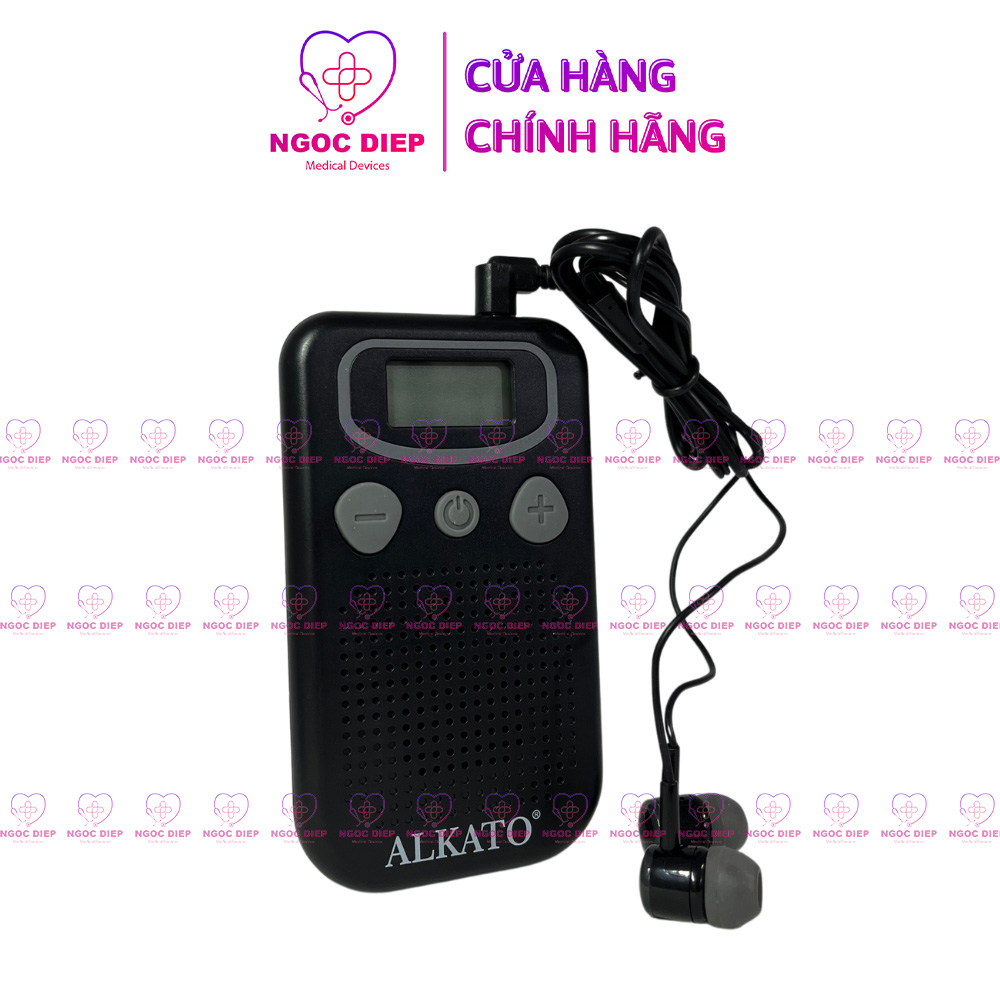 Máy trợ thính gài tai có dây ALKATO VT-125 - Tai nghe hỗ trợ người già, người bệnh - Hàng chính hãng