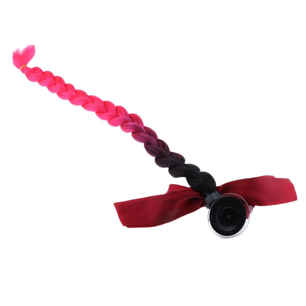 Braids Gradient Ramp Ponytail Motorcycle    Hair 24" #1