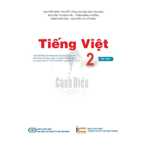 Tiếng Việt lớp 2 tập 1 - Cánh Diều