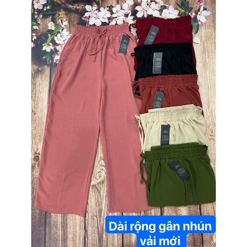 Quần đũi dài ống rộng
