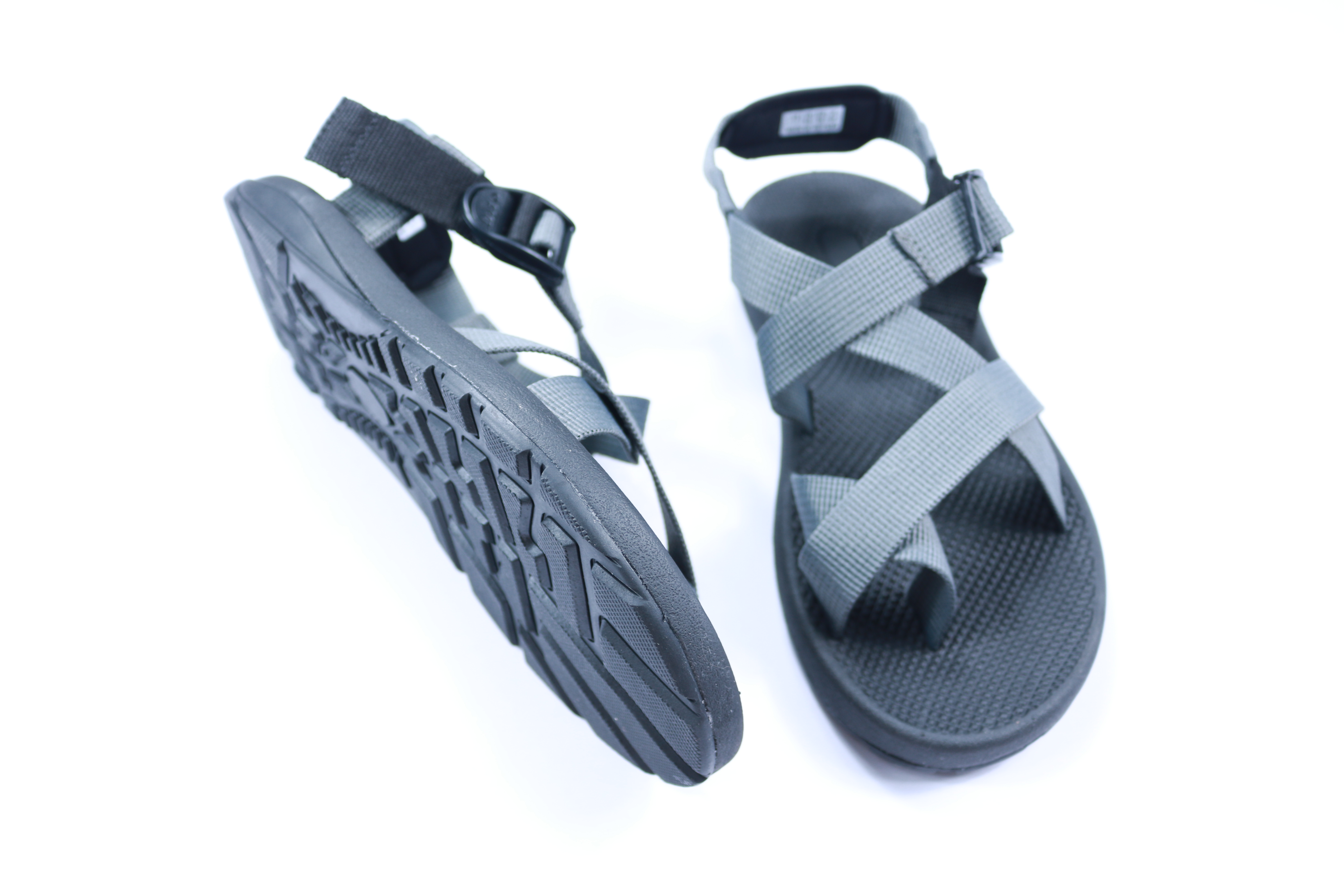 Sandal nam xỏ ngón quai dù màu ghi - TH16