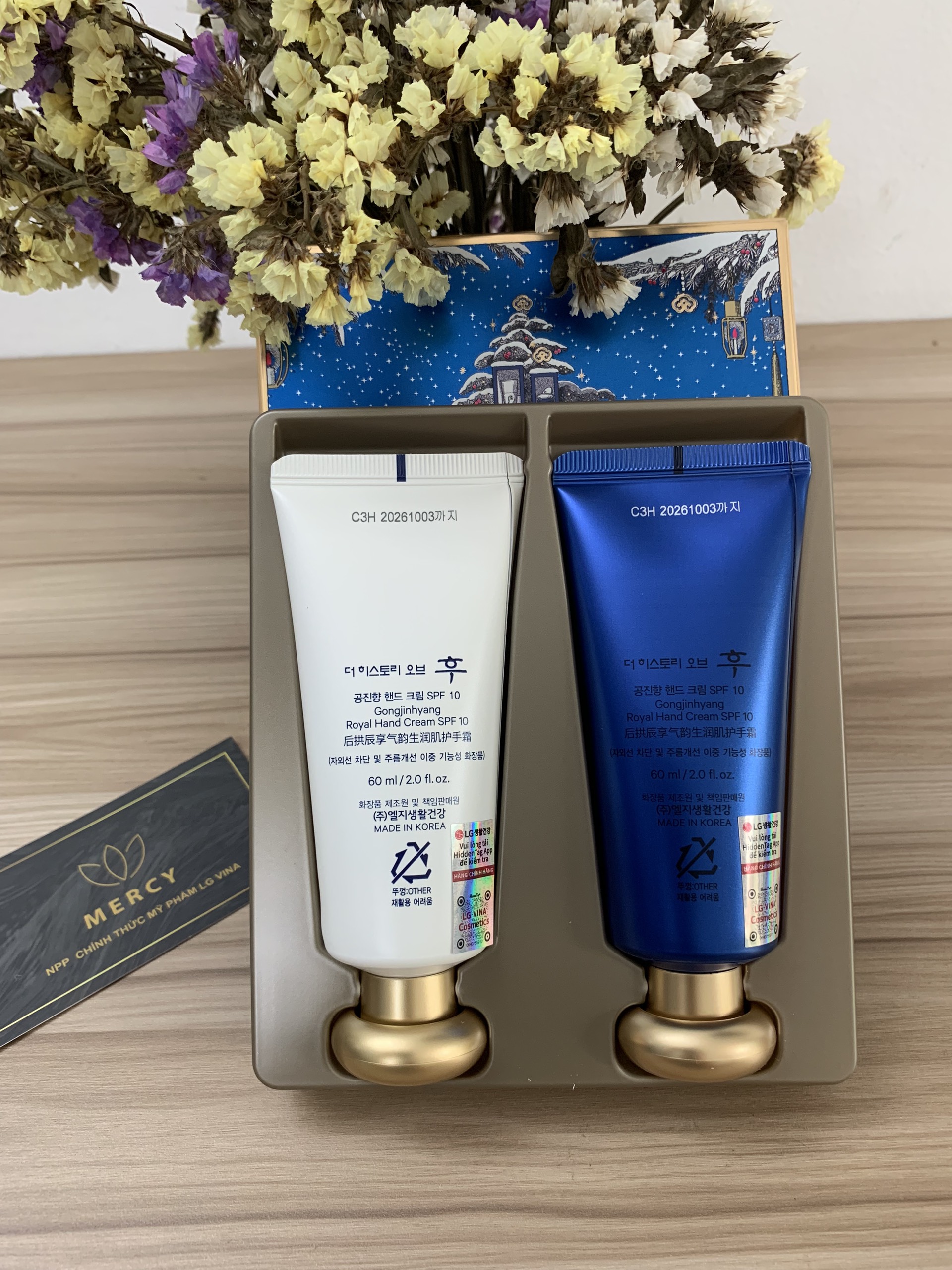 Bộ kem dưỡng da tay Whoo GJH Royal Hand Cream Set