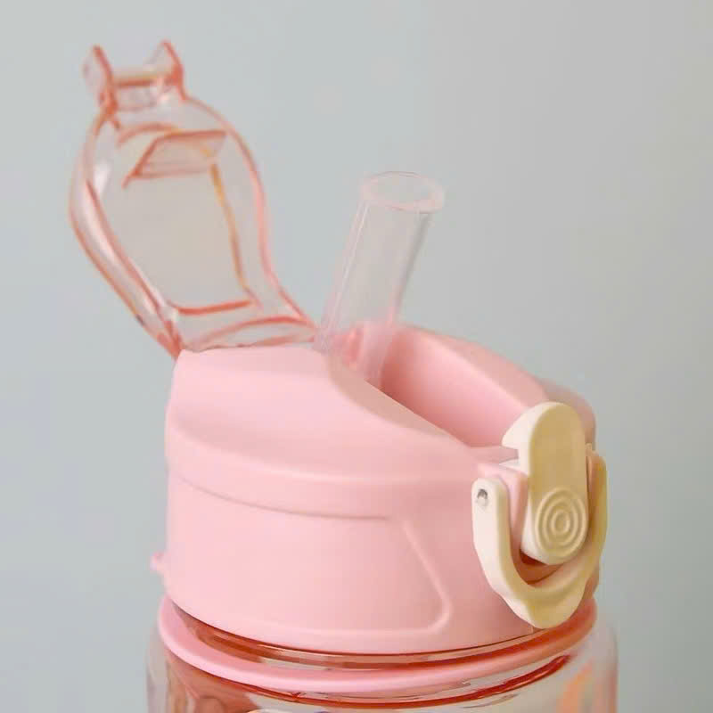 Bình Nước Học Sinh 750ml Hoạt Hình LABUBU Dễ Thương, Bình Đựng Nước Có Ống Hút Cho Bé - HÀNG CHÍNH HÃNG MINIIN