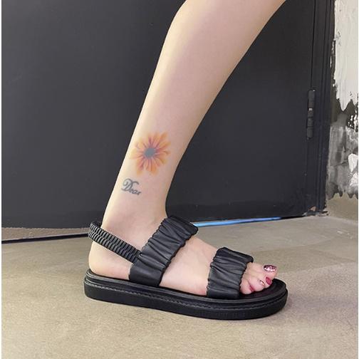 Form nhỏ Sandal Quai Hậu 2 Quai Nhún Nhựa Dẻo Êm Chân G183