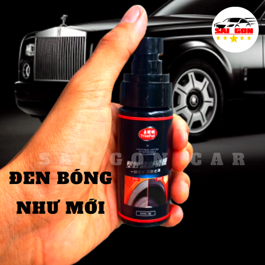 Chai phục hồi nhựa đen cho xe ô tô, dung dịch làm mới nhựa nhám thật hiệu quả, cho xế yêu của bạn luôn đen bóng như mới.