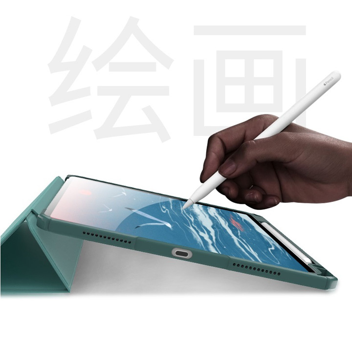 Bao Da Cao Cấp Dành Cho iPad Pro 11 inch 2021/2020/2018 Chính Hãng Mutural Folio Case Lưng Trong Suốt, Chống Sốc, Có Ngăn Đựng Bút Tiện Lợi - Hàng Chính Hãng