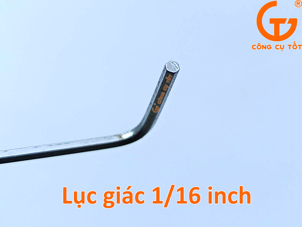 Lục giác bi lẻ hệ inch chữ L 92x15mm 1/16