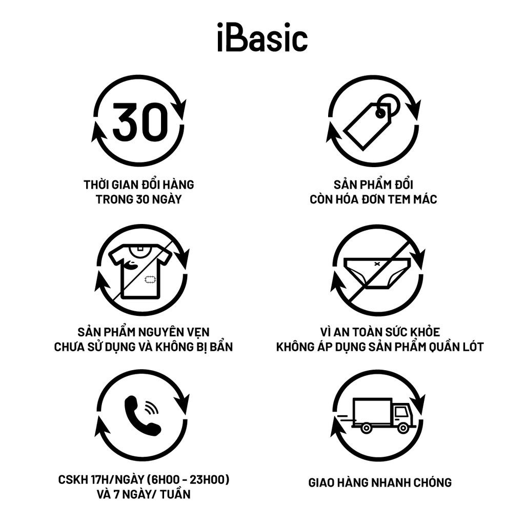 [MUA 1 TẶNG 1] Pack 2 Quần lót nam brief iBasic PA2PANM111