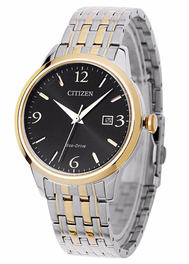 Đồng Hồ Nam Citizen Dây Thép Không Gỉ BM7304-59E - Mặt Đen