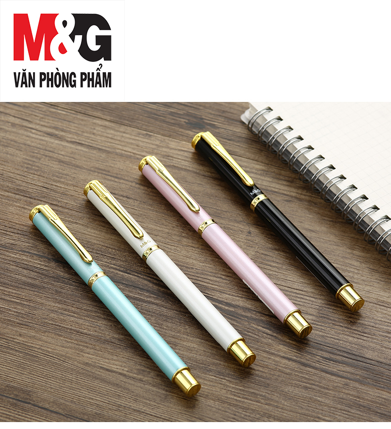 Bút máy M&G AFP43102 vỏ kim loại sang trọng, luyện chữ đẹp-1 cây