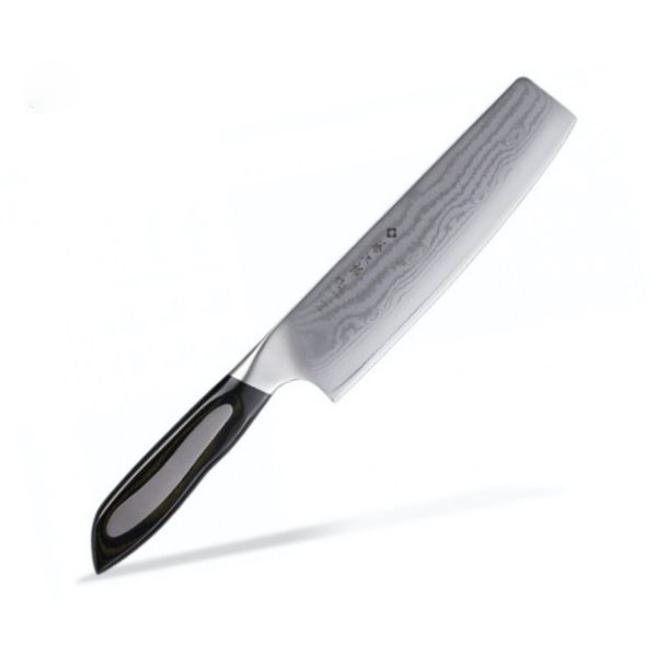 Dao thái rau củ cao cấp Tojiro Flash 63 lớp Damascus VG10 Nakiri FF-VE180 - dao bếp Nhật chính hãng