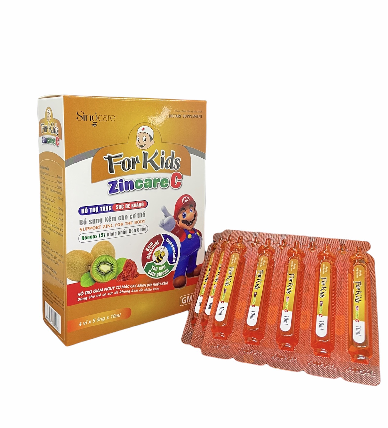 Thực phẩm bổ sung FOR KIDS ZINCARE C - Bổ sung kẽm , tăng sức đề kháng cho trẻ