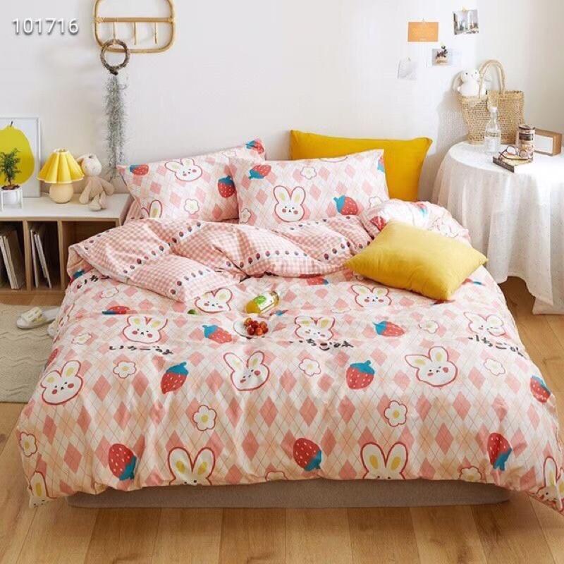 Bộ chăn ga gối Cotton Living 4 món