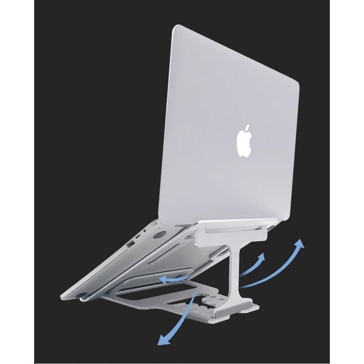 SE35 Giá đỡ laptop nhôm tản nhiệt cho macbook, laptop có thể gấp gọn kích thước lớn, 5 mức điều chỉnh.