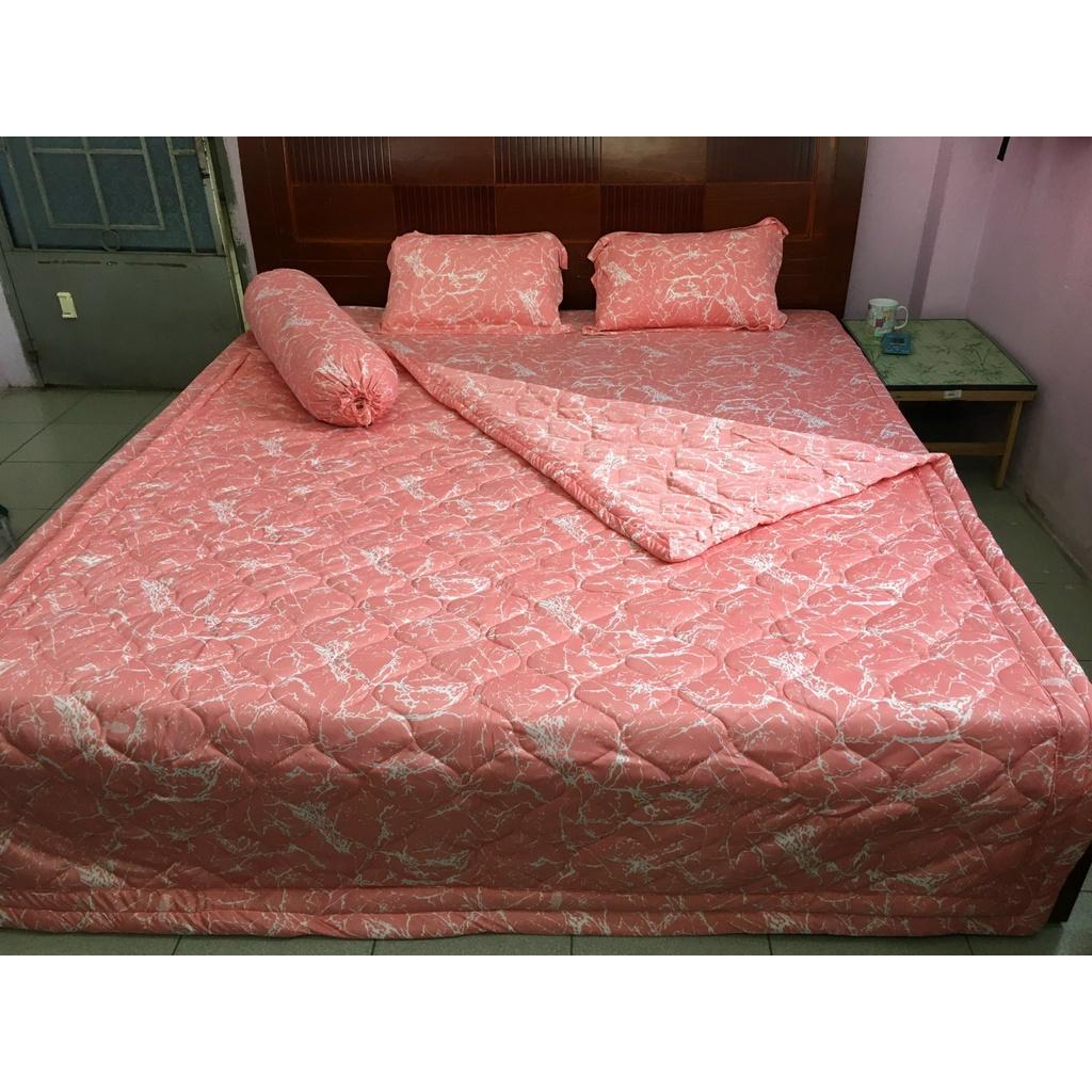 Bộ drap KÈM MỀN thun lạnh Hàn Quốc 5 món