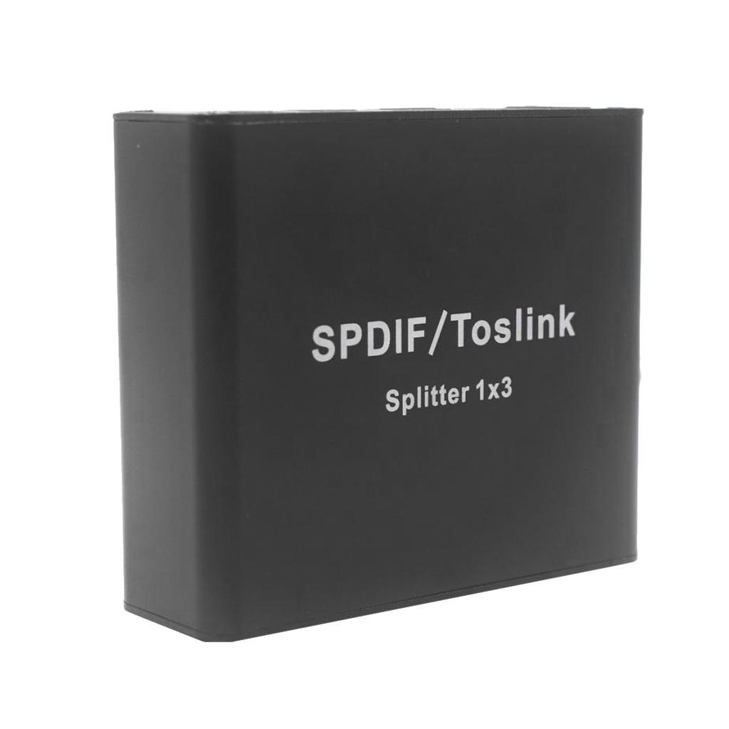 3 Port 3x1 SPDIF/Toslink Digital Optical Audio Switch/Switcher support LPCM 2.0 DTS Dolby-AC3