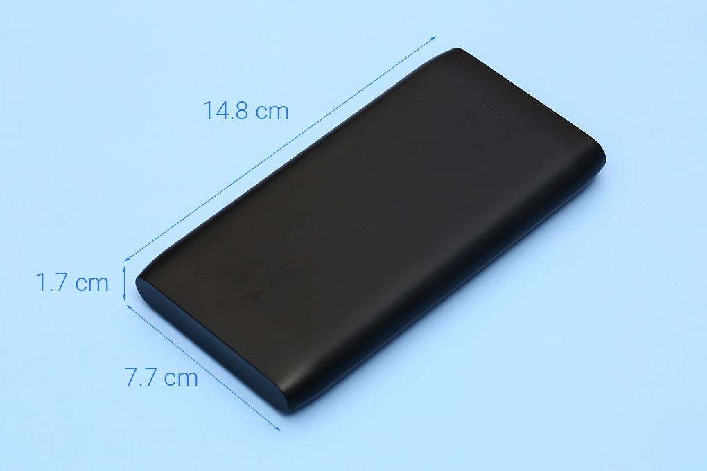 Pin sạc dự phòng Polymer 10.000 mAh Type C 18W PD Belkin Pocket Power BPB001 - Hàng chính hãng