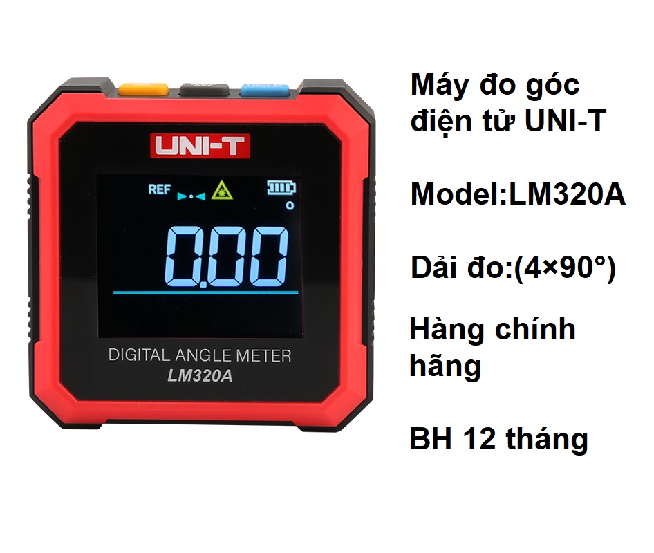 Máy đo góc điện tử UNI-T LM320A (4×90°) Hàng chính hãng