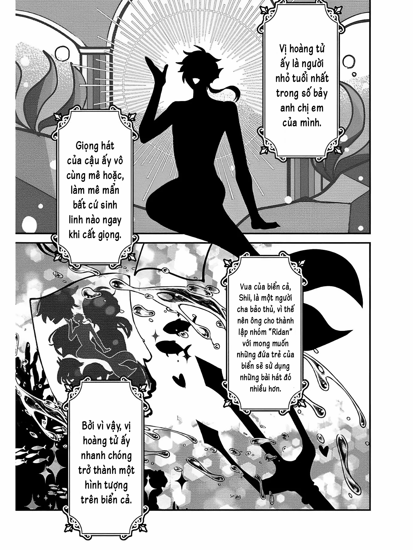 tiên cá, hoàng tử và mendako chapter 1 11