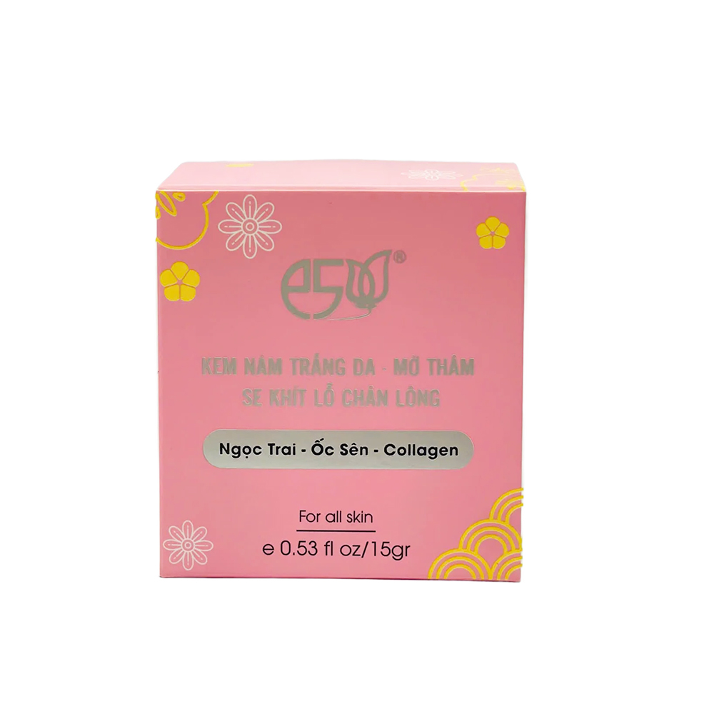 Kem Nám Trắng Da Mờ Thâm Se Khít Lỗ Chân Lông (Kem Nén) 15g E5