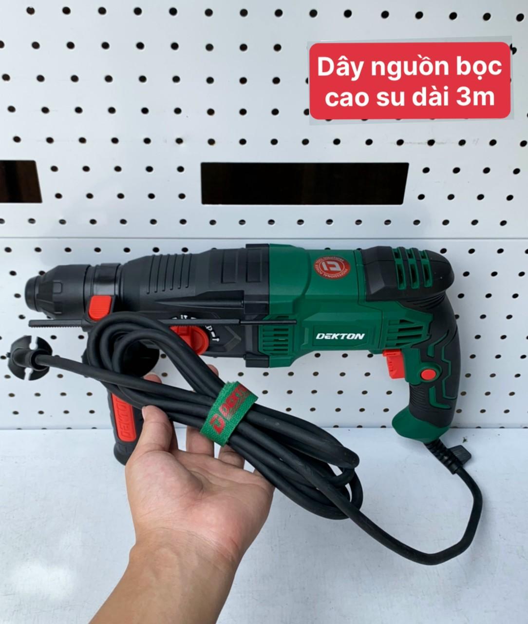 MÁY KHOAN ĐỤC 3 CHỨC NĂNG 1050W 26MM DEKTON DK-RH2603B - HÀNG CHÍNH HÃNG