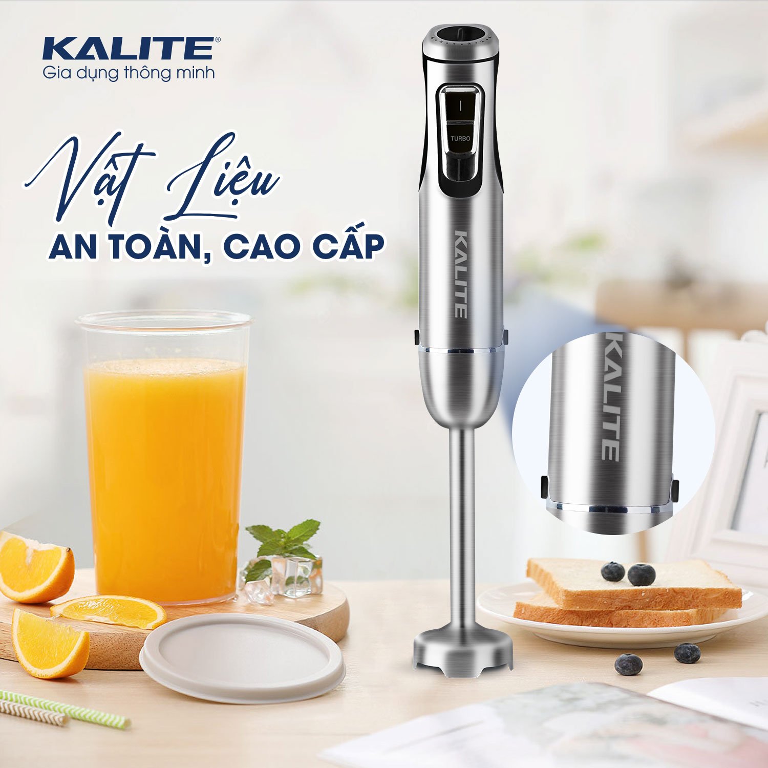 Máy xay cầm tay Kalite KEB4112 đa năng, công suất 600W, bộ sản phẩm gồm có 1 cối xay đa năng, 1 cối xay thịt, 1 cây đánh trứng và 1 cây đánh cà phê, hàng chính hãng