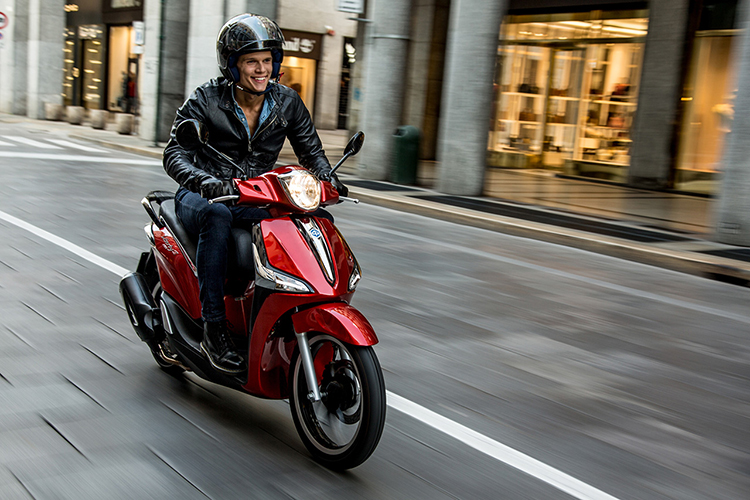 Xe Máy Piaggio Liberty S ABS - Đỏ Sần