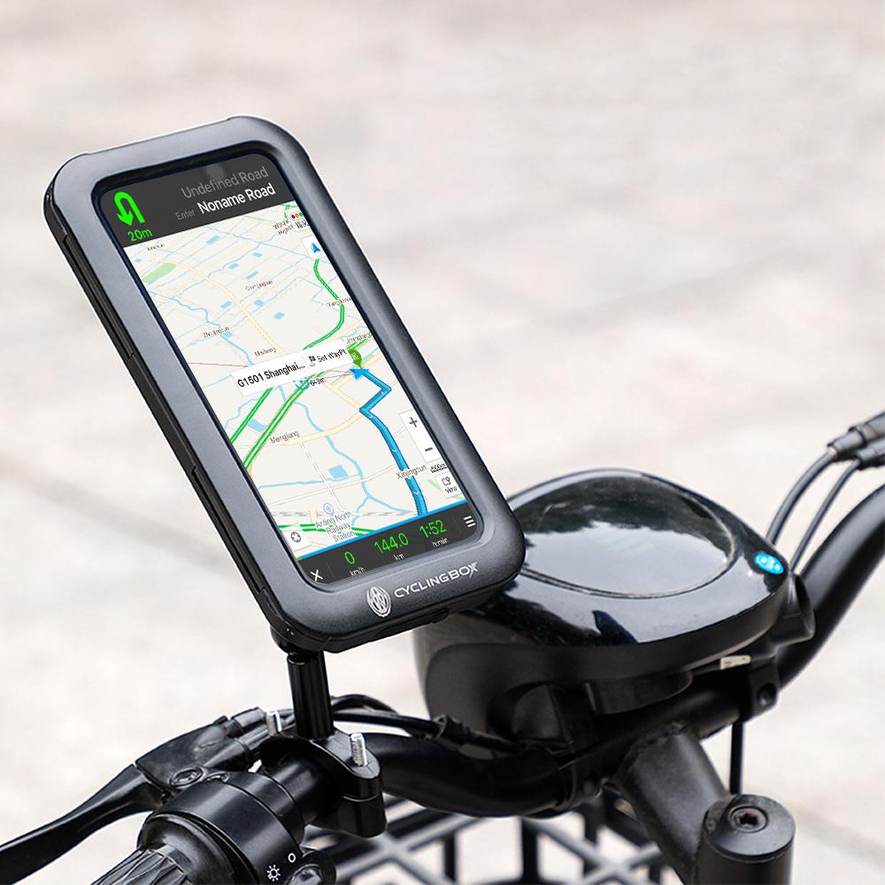 Giá Đỡ Điện Thoại 7 Inch Không Thấm Nước Cyclingbox Xoay 360 ° Có Thể Điều Chỉnh Cho Xe