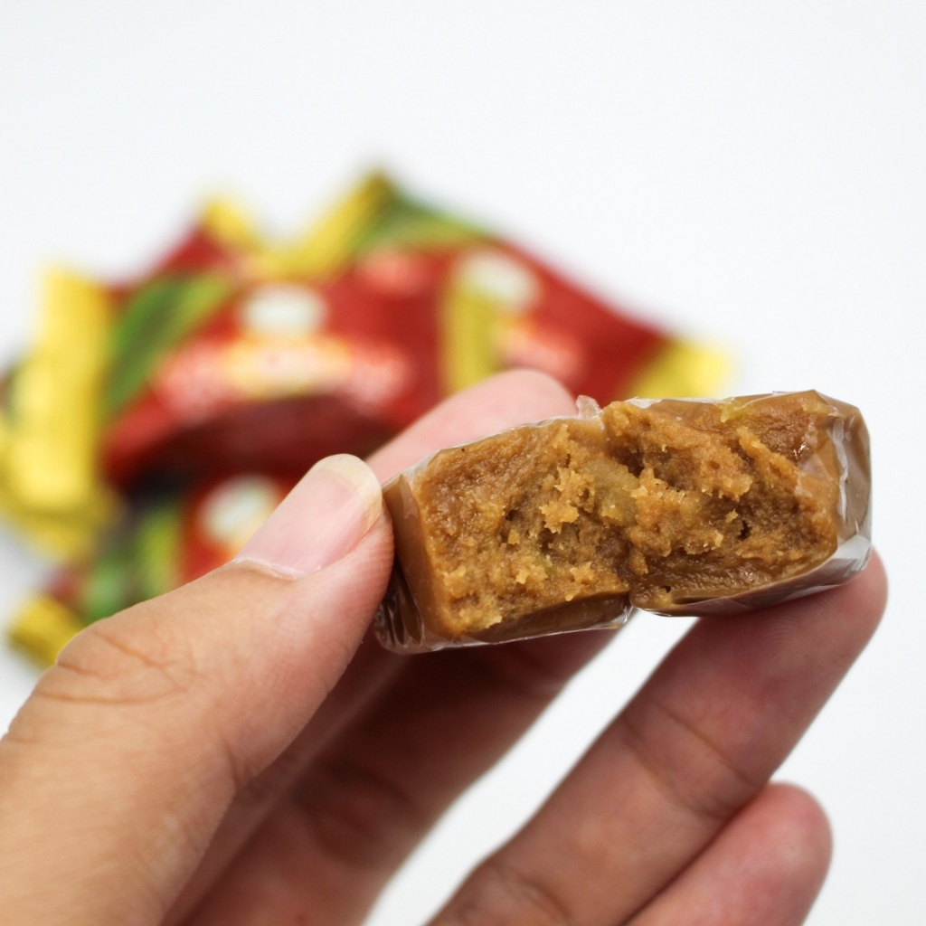 Kẹo dừa sáp VICOSAP vị cacao kẹo mềm dẻo ít đường đặc sản Trà Vinh túi 100g