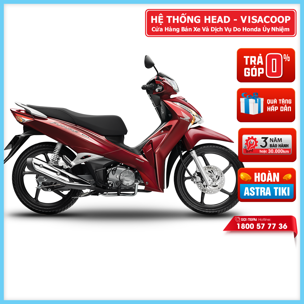 Xe máy Honda FUTURE Phiên bản Cao cấp (Phanh đĩa - vành đúc)