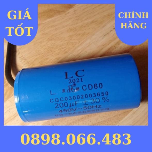 Tụ đề, tụ khởi động động cơ 200uF hàng nhập