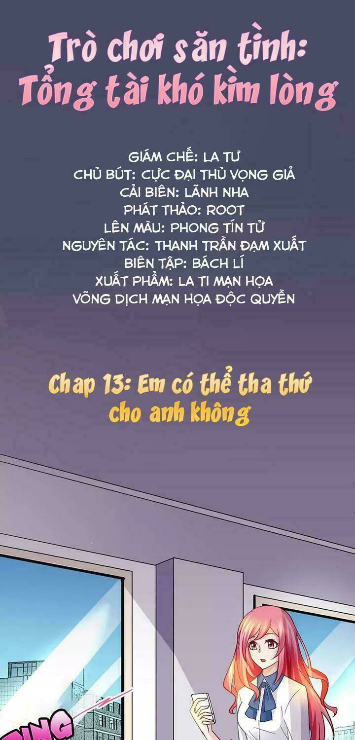 trò chơi săn tình - tổng tài khó kìm lòng chapter 13 1
