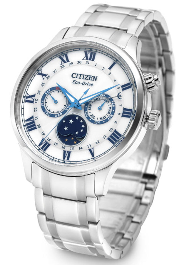 Đồng Hồ Nam Citizen Dây Thép Không Gỉ AP1050-81A - Mặt Trắng (Sapphire)