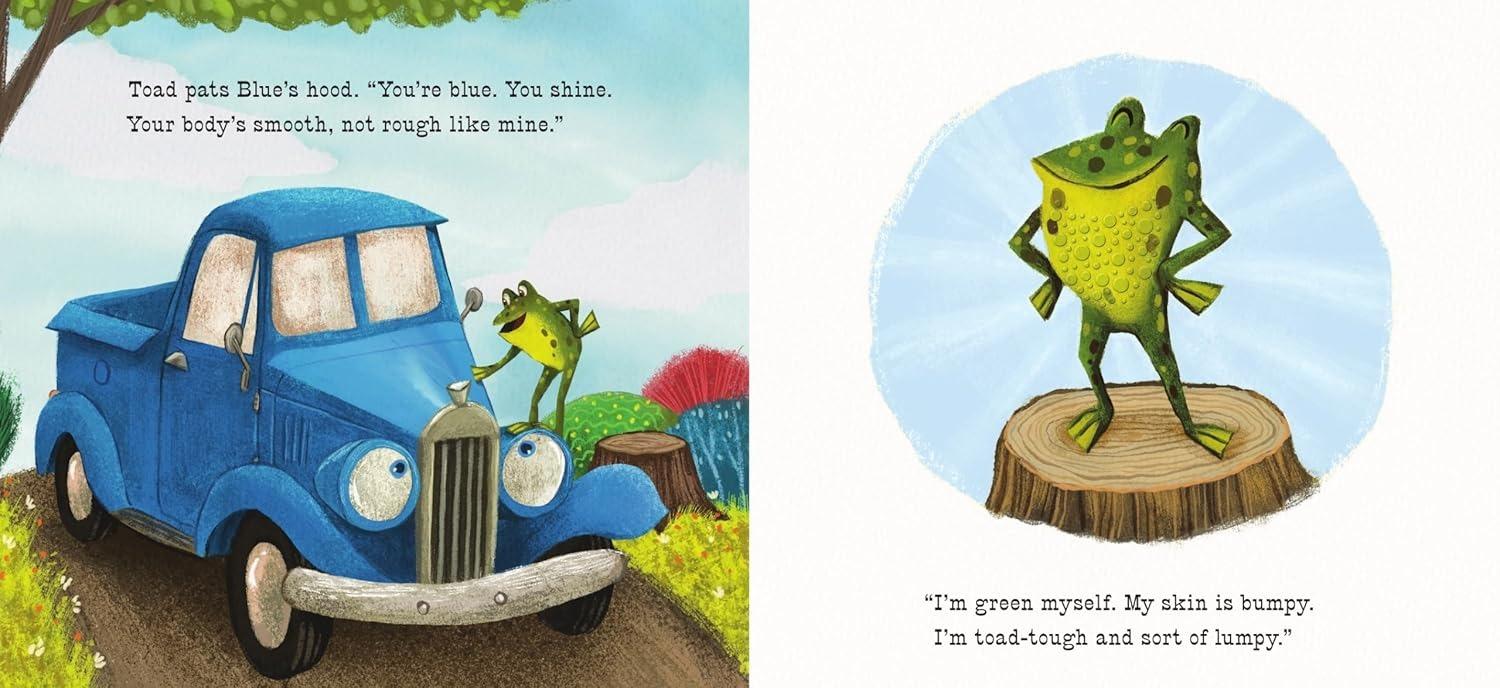 Sách ngoại văn: Little Blue Truck Feeling Happy - A Touch-And-Feel