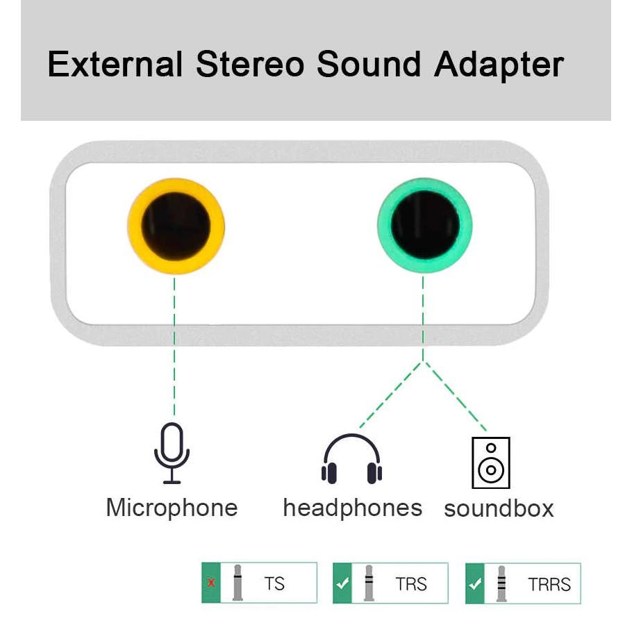 USB Sound 3D âm thanh 7.1 dây vỏ nhôm