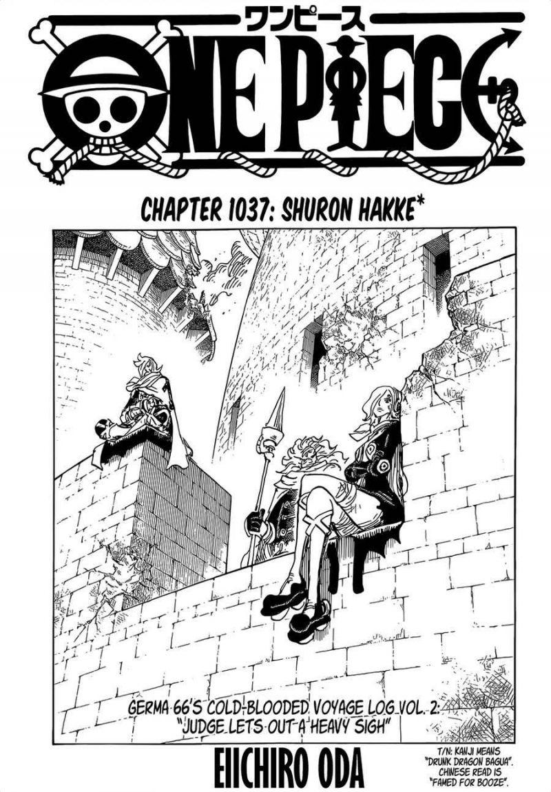 đảo hải tặc - one piece chapter 1037 1