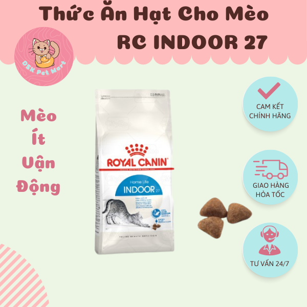 Royal Canin Indoor - Thức Ăn Hạt Kiểm Soát Mùi Chất Thải Cho Mèo