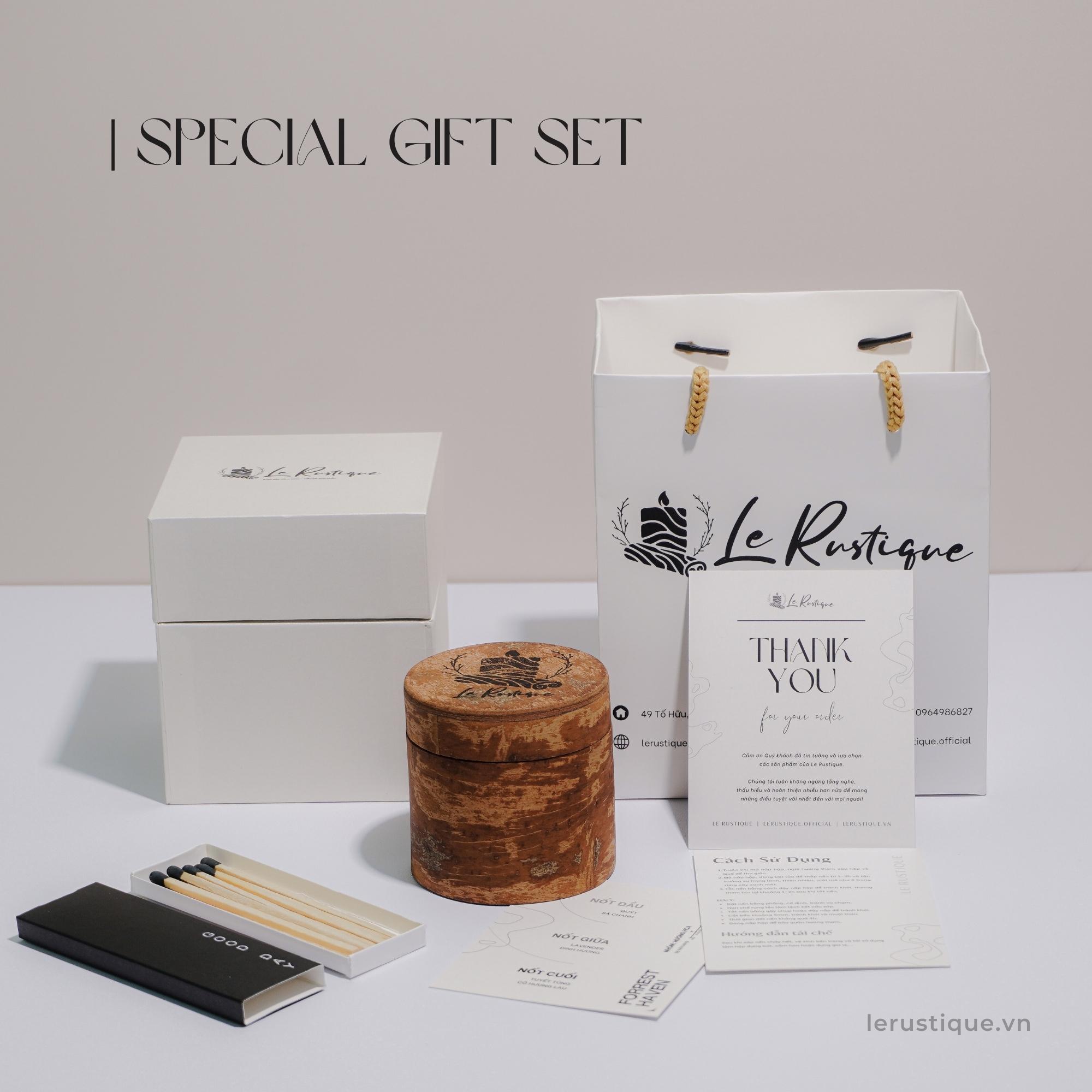 Set Quà Tặng Nến Thơm Le Rustique Phiên Bản Hộp Giấy Đặc Biệt Cho Bạn Bè/ Người Thân/ Người Yêu - Le Rustique's Special Gift Set