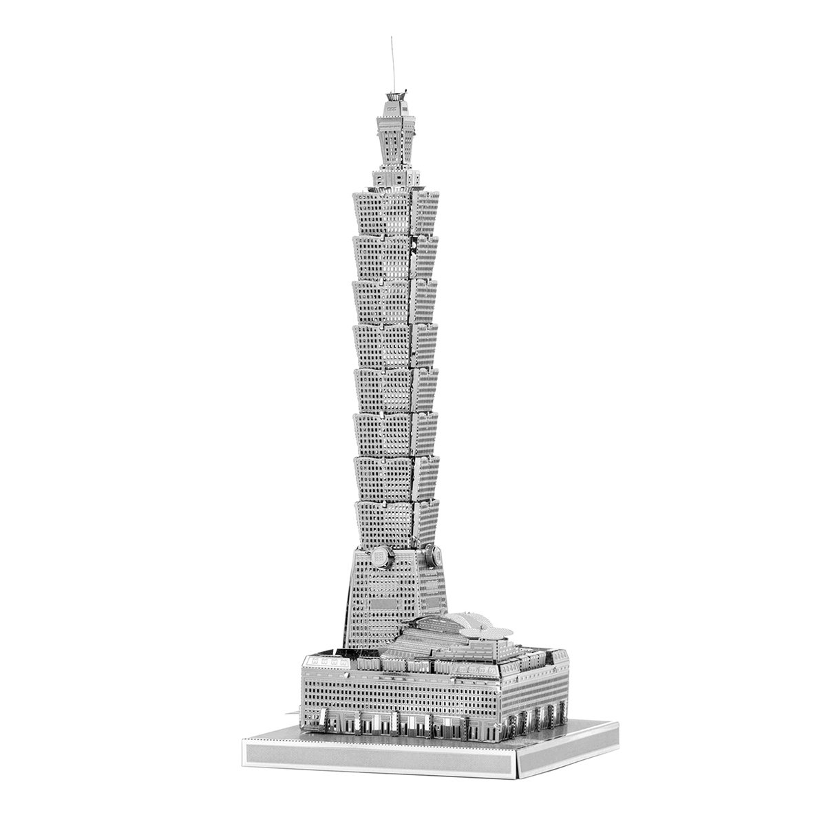 Mô Hình Kim Loại 3D Tự Lắp: Tháp Taipei 101 (Đài Loan) - Mô Hình Giải Trí - Xả Stress, Mô Hình Sưu Tầm, Mô Hình Trang Trí, Quà Tặng Mô Hình