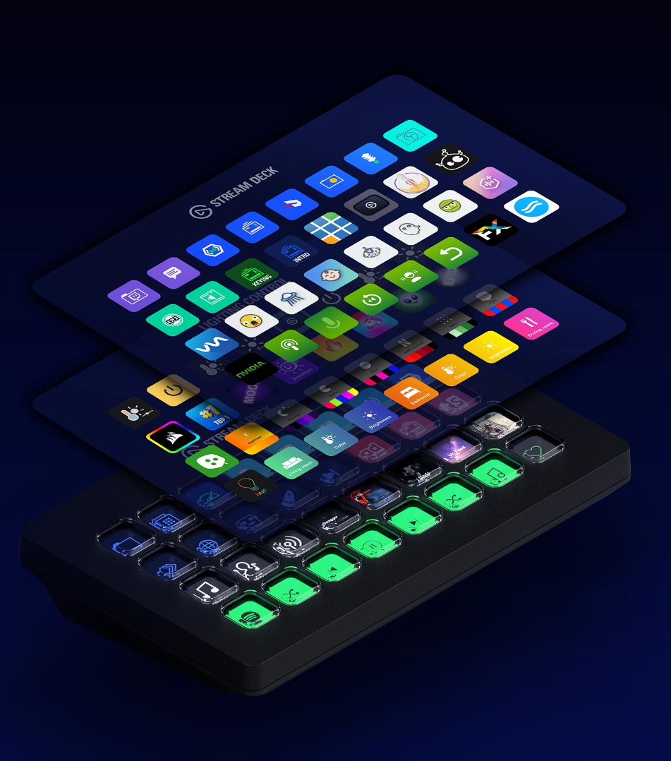 Thiết bị Stream Corsair Elgato Stream Deck XL 10GAT9901 - Hàng Chính Hãng