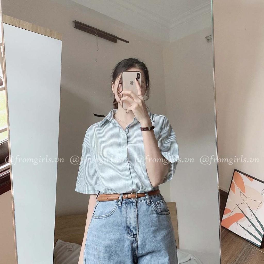 Áo sơ mi vải xốp mềm mại thời trang NIEVE