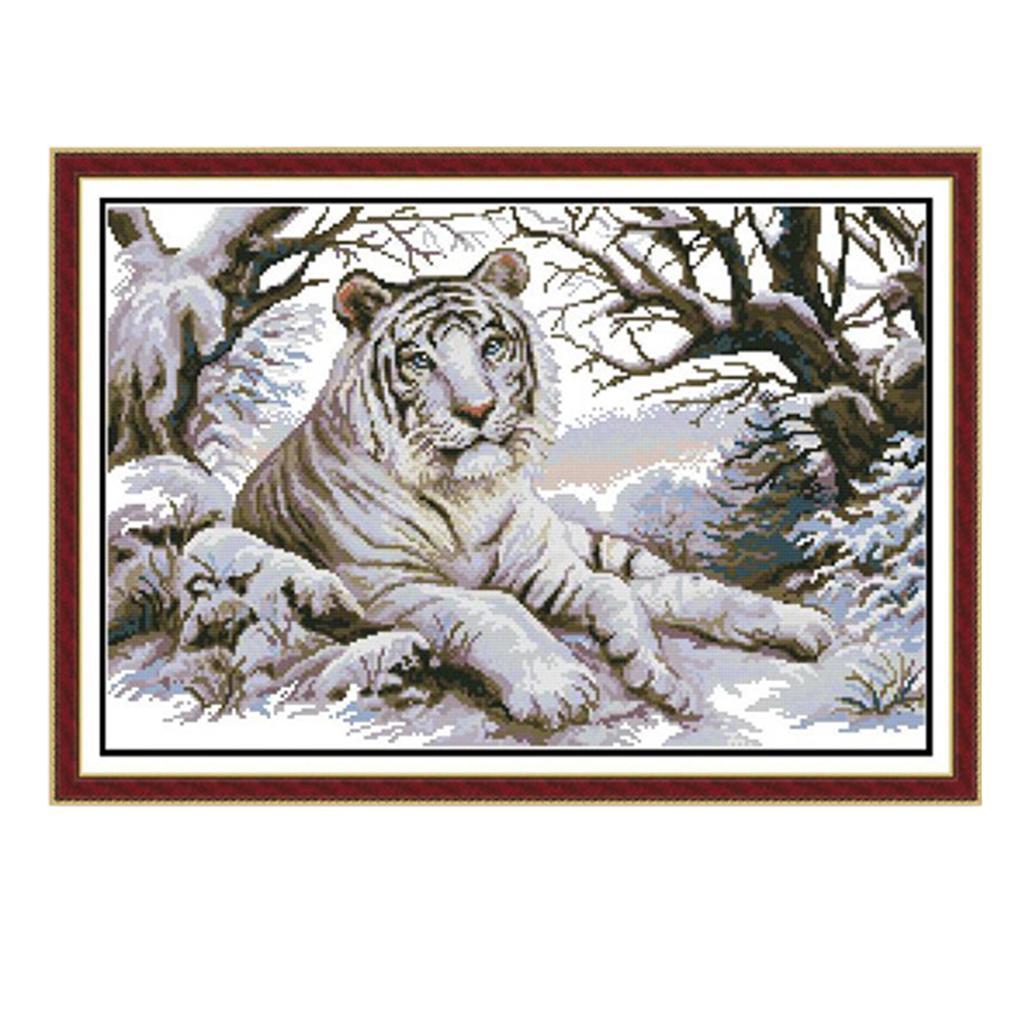 DIY Stamped White Stitch Kits Counted Embroidery Kits For Beginners