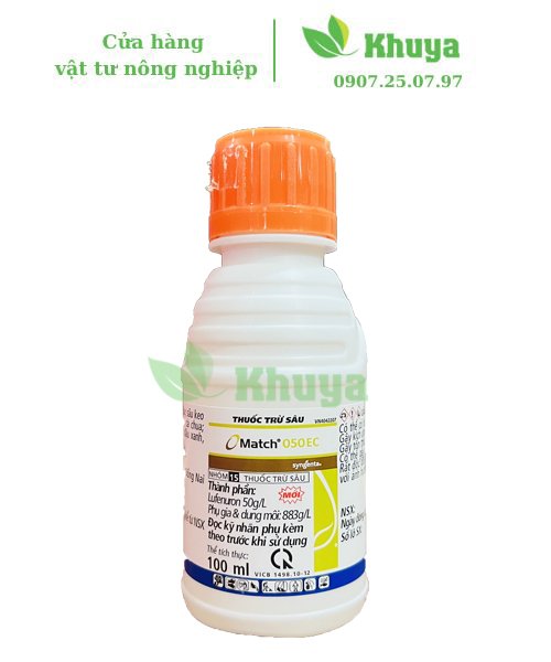 Thuốc trừ sâu Match 050EC 100ml Mới chuyên Sâu cuốn lá