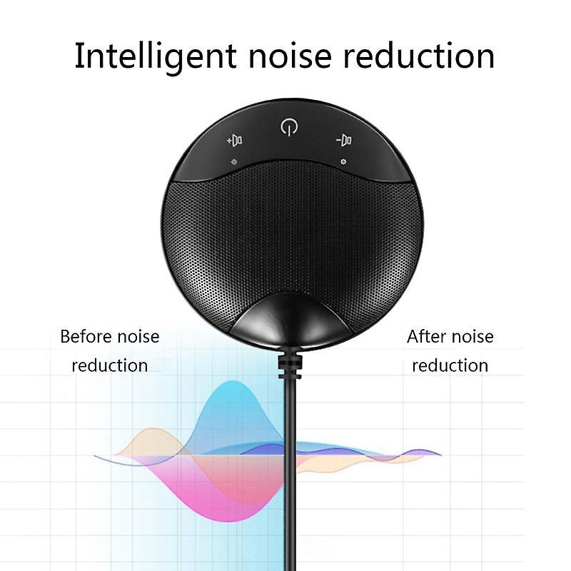 USB Omnidetectional Condenser Micrô hội nghị máy tính máy tính xách tay Trò chuyện bằng giọng nói trực tiếp Mic phát sóng